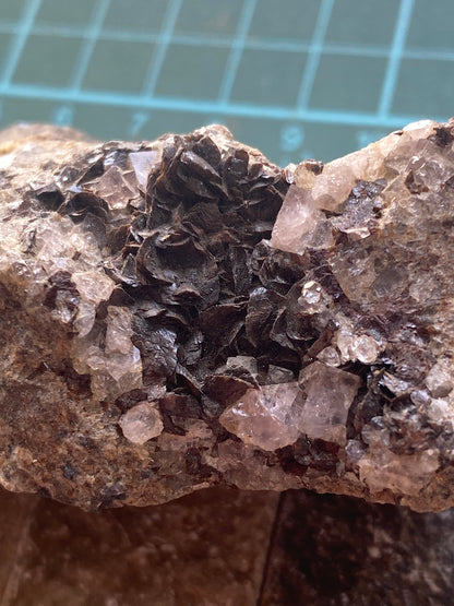 FLUORITE WITH SIDERITE : BOLTSBURN MINE, STANHOPE, CO DURHAM, ENGLAND 147g MF4975