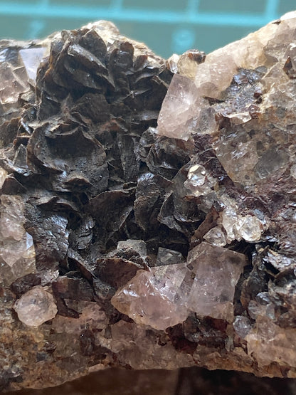 FLUORITE WITH SIDERITE : BOLTSBURN MINE, STANHOPE, CO DURHAM, ENGLAND 147g MF4975
