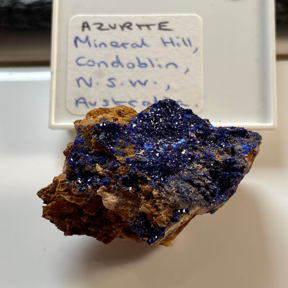 AZURITE FROM MINERAL HILL, CONDOBLIN, N.S.W., AUSTRALIA 14g MF1752