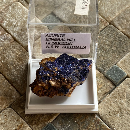 AZURITE FROM MINERAL HILL, CONDOBLIN, N.S.W., AUSTRALIA 14g MF1752