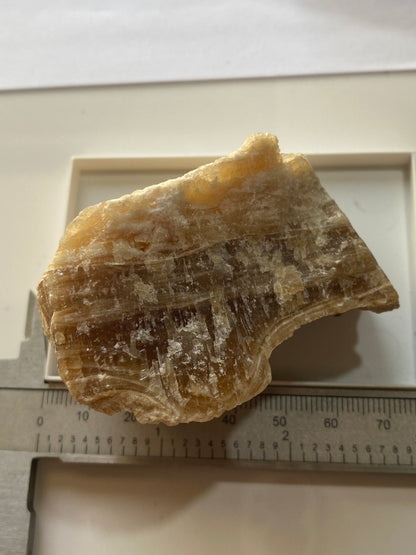 BANDED ARAGONITE x 2 : ROSSING MOUNTAIN, SWAKOPMUND, NAMIBIA. 203g MF4976