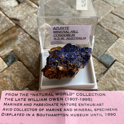 AZURITE FROM MINERAL HILL, CONDOBLIN, N.S.W., AUSTRALIA 14g MF1752