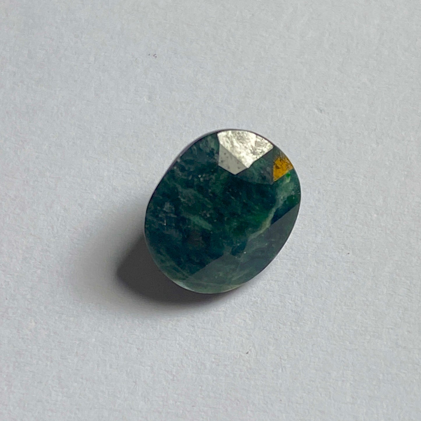 CHLOROMELANITE JADEITE GEMSTONE - HPAKAN, BURMA [MYANMAR] 2.92Ct. MFG2042