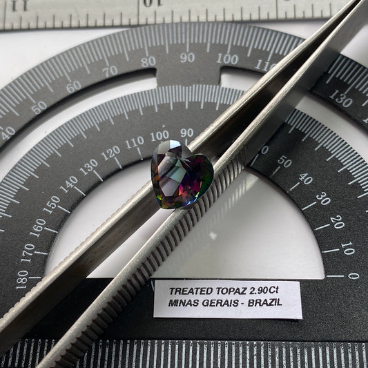 TOPAZ NATURAL GEMSTONE [TREATED] - MINAS GERAIS, BRAZIL 2.90Ct MFG5467