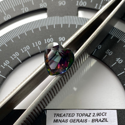 TOPAZ NATURAL GEMSTONE [TREATED] - MINAS GERAIS, BRAZIL 2.90Ct MFG5467