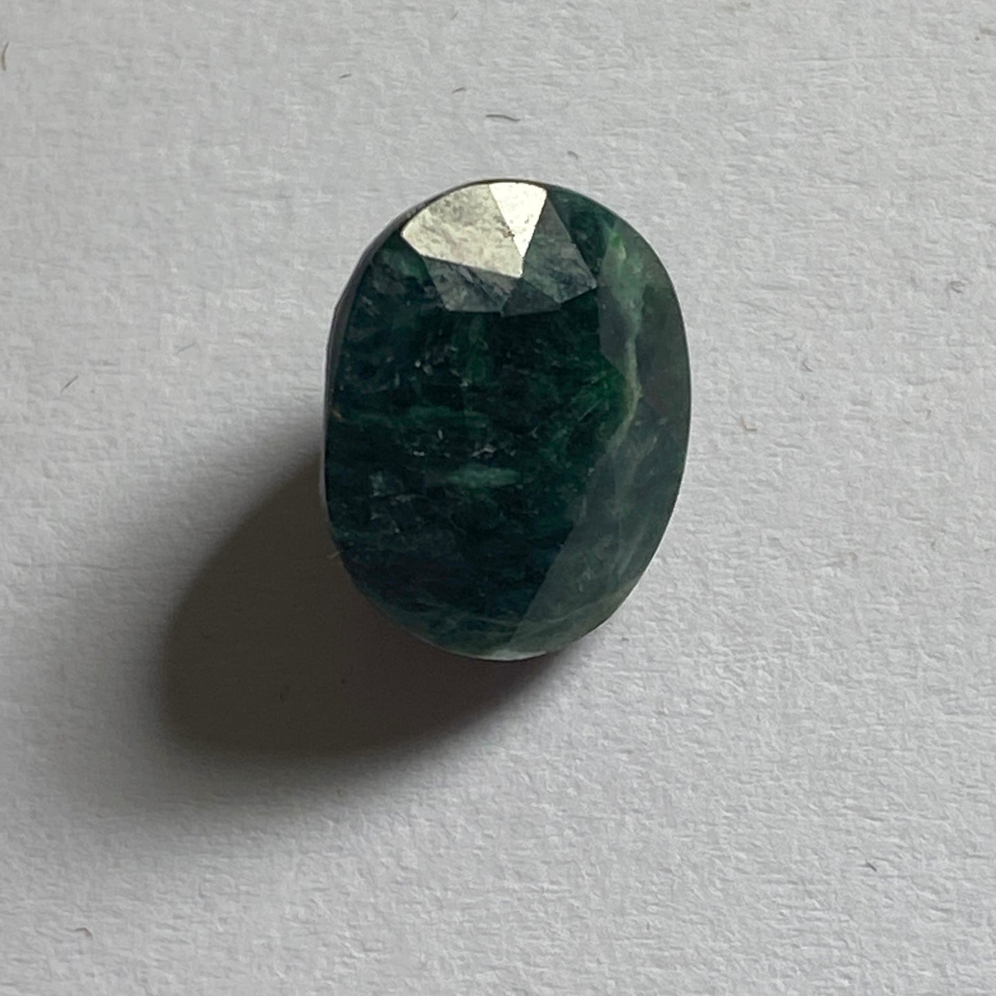 CHLOROMELANITE JADEITE GEMSTONE - HPAKAN, BURMA [MYANMAR] 2.92Ct. MFG2042