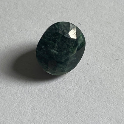 CHLOROMELANITE JADEITE GEMSTONE - HPAKAN, BURMA [MYANMAR] 2.92Ct. MFG2042