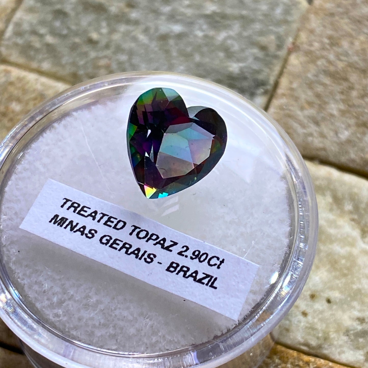 TOPAZ NATURAL GEMSTONE [TREATED] - MINAS GERAIS, BRAZIL 2.90Ct MFG5467