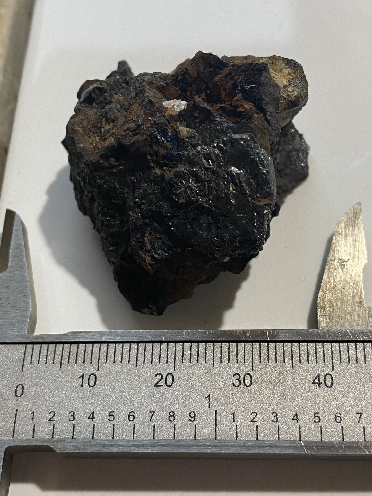 TETRAHEDRITE/SIDERITE : GUNNISLAKE CLITTERS MINE, CALSTOCK, CORNWALL 39g MF4980
