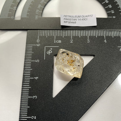PETROLEUM QUARTZ GEMSTONE - BALOCHISTAN, PAKISTAN. 14.45Ct MFG5468