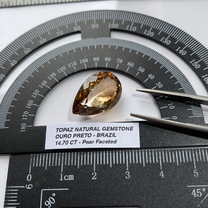 TOPAZ NATURAL GEMSTONE - OURO PRETO, MINAS GERAIS, BRAZIL 14.70Ct MFG1526