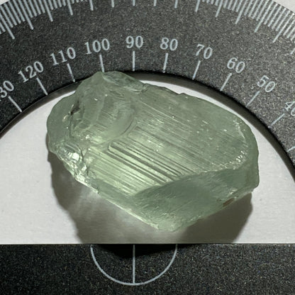 SPODUMENE HIDDENITE ROUGH GEMSTONE - MINAS NOVAS, MINAS GERAIS, BRAZIL 48Ct MFG5047