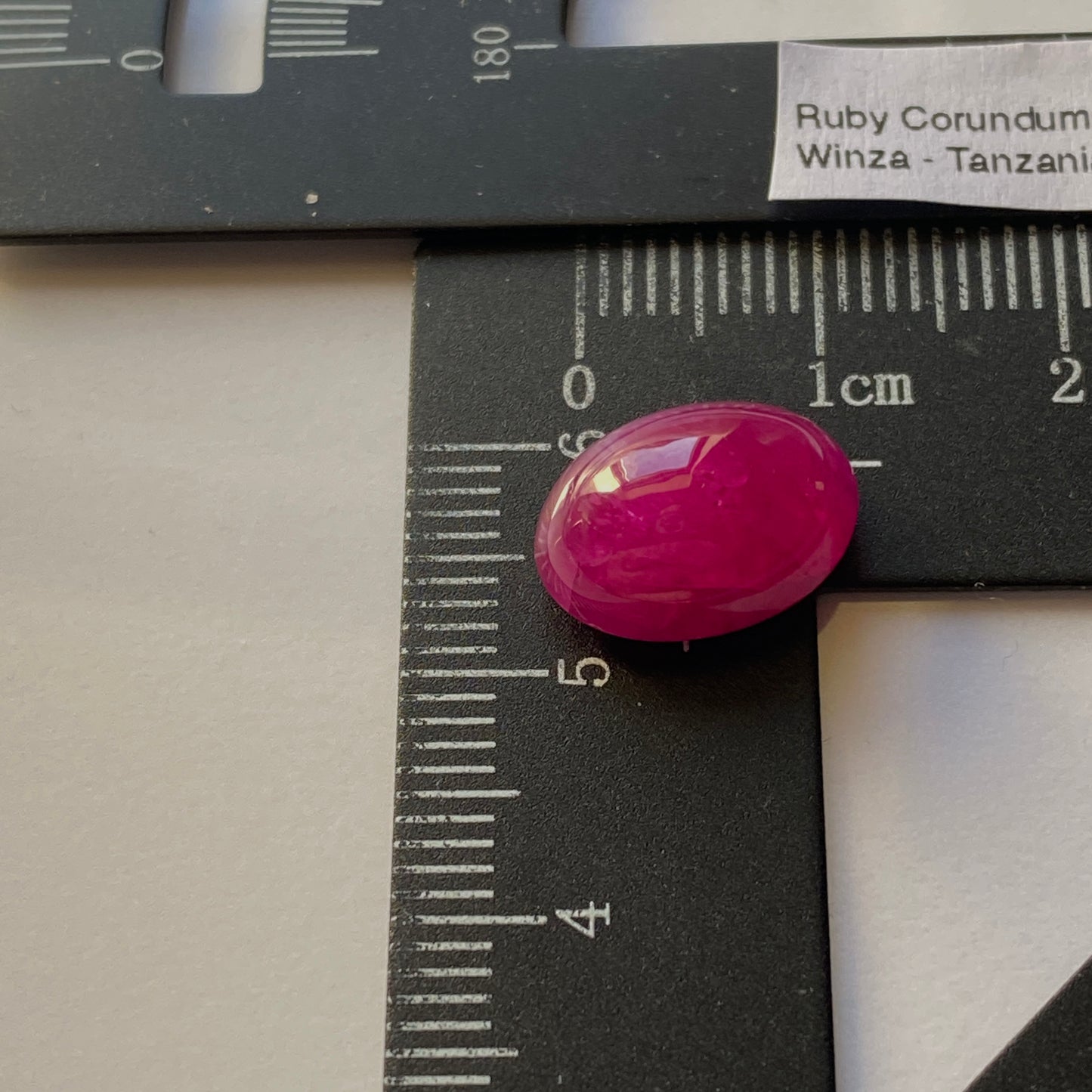 RUBY CORUNDUM NATURAL GEMSTONE - WINZA, TANZANIA. 8.53Ct MFG1620