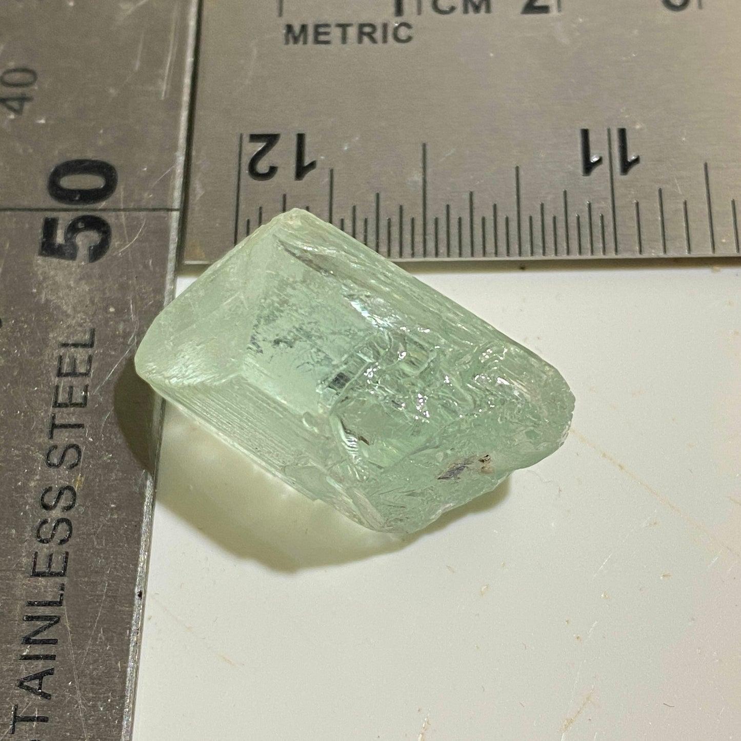 SPODUMENE HIDDENITE ROUGH GEMSTONE - MINAS NOVAS, MINAS GERAIS, BRAZIL 48Ct MFG5047