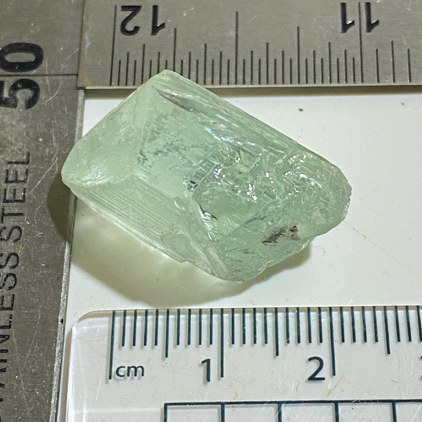 SPODUMENE HIDDENITE ROUGH GEMSTONE - MINAS NOVAS, MINAS GERAIS, BRAZIL 48Ct MFG5047