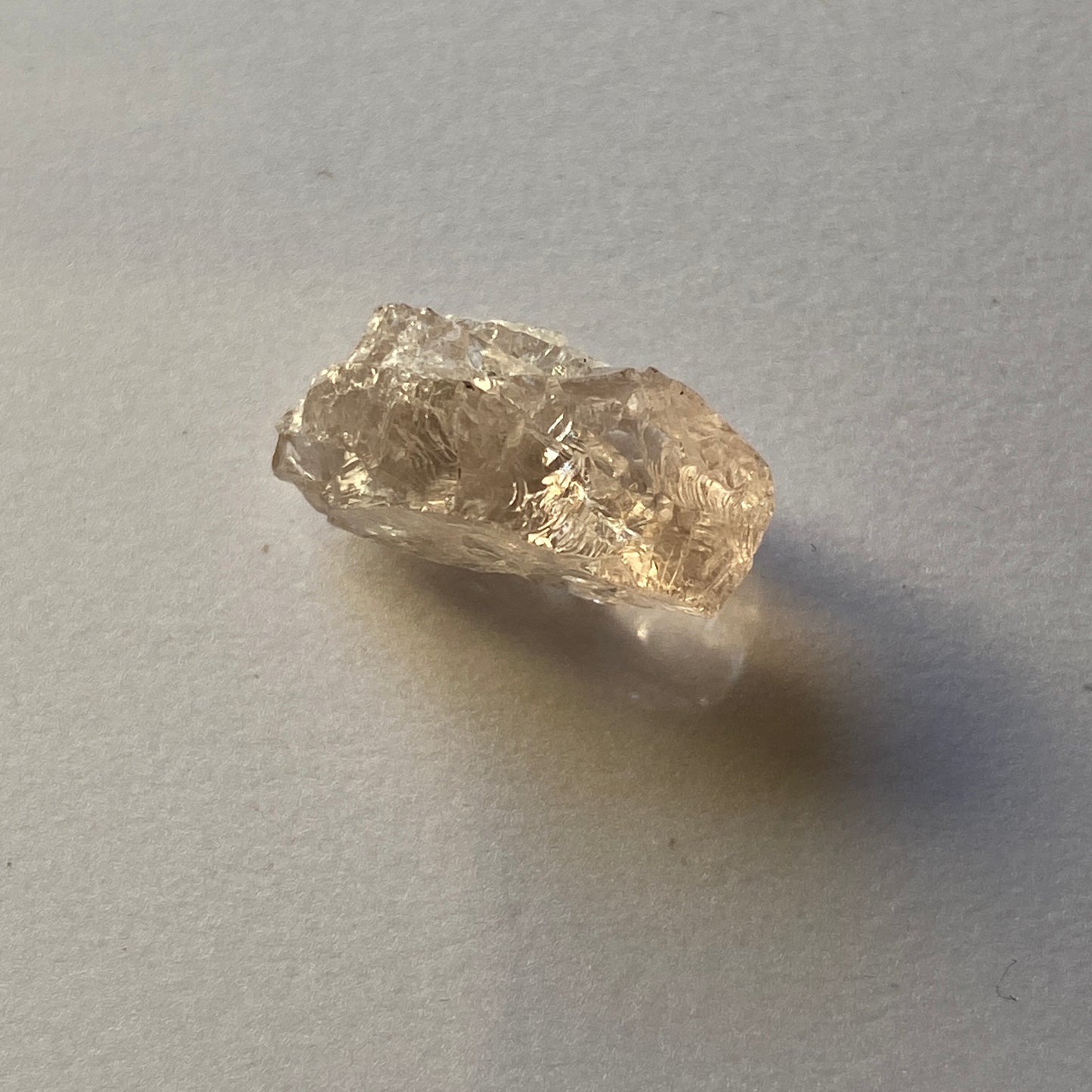 MORGANITE BERYL ROUGH NATURAL GEMSTONE - PAPROK, AFGHANISTAN 5.39Ct MFG1891