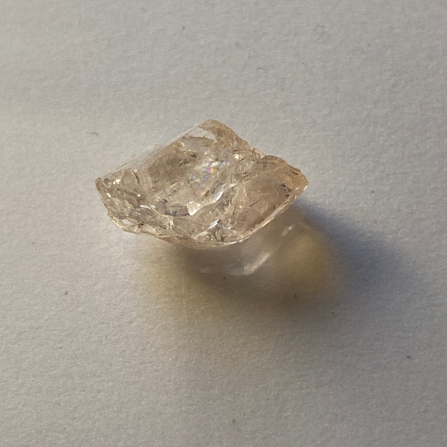 MORGANITE BERYL ROUGH NATURAL GEMSTONE - PAPROK, AFGHANISTAN 5.39Ct MFG1891