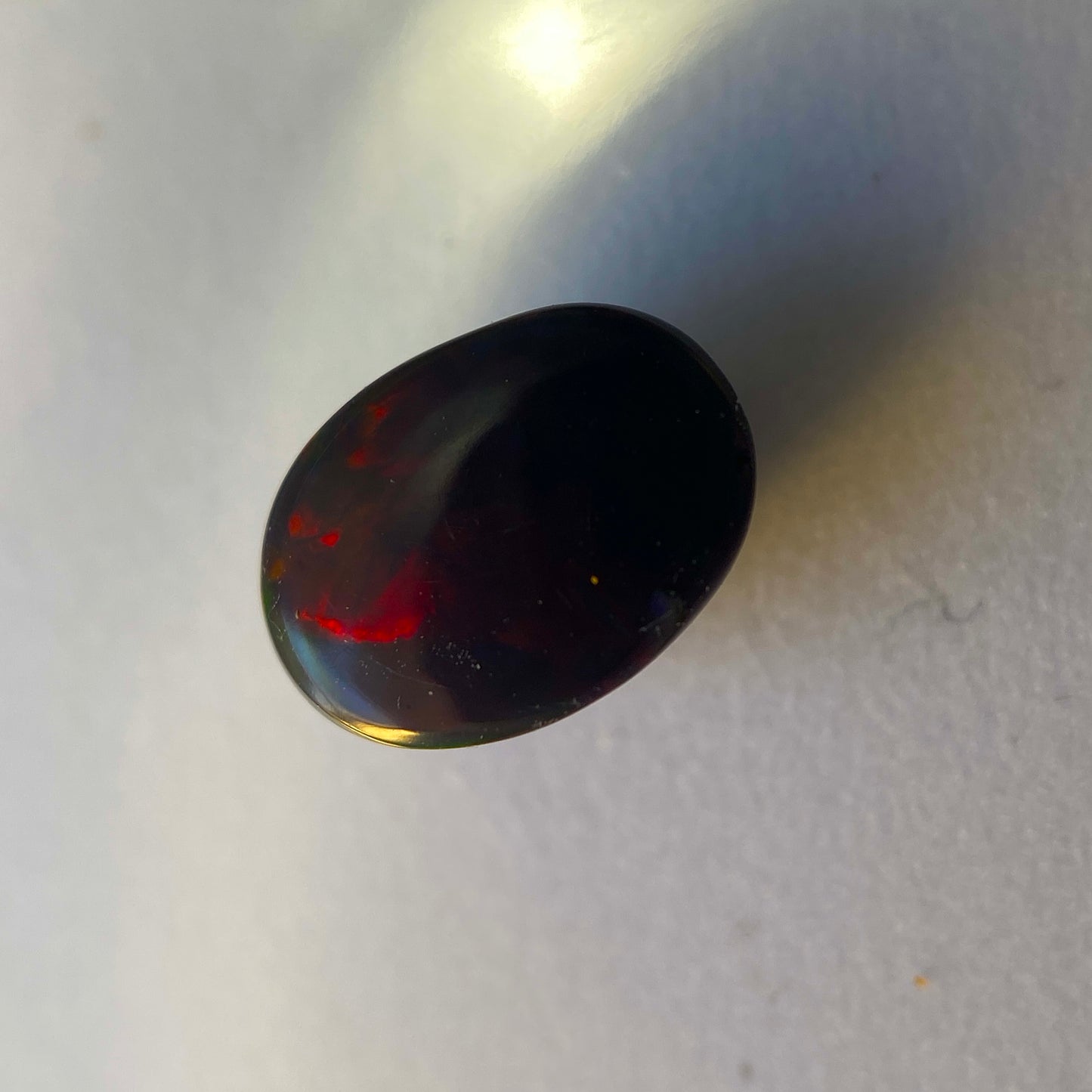 BLACK OPAL NATURAL GEMSTONE - VIRGIN VALLEY, NEVADA, U.S.A. 1.05Ct MFG1877