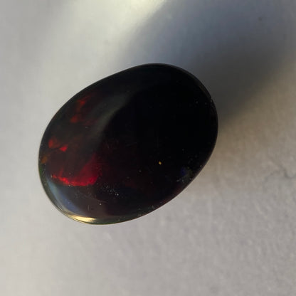 BLACK OPAL NATURAL GEMSTONE - VIRGIN VALLEY, NEVADA, U.S.A. 1.05Ct MFG1877