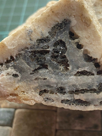 ORTHOCLASE FELDSPAR : WHEAL COATES, ST AGNES, CORNWALL, ENGLAND 458g MF5001