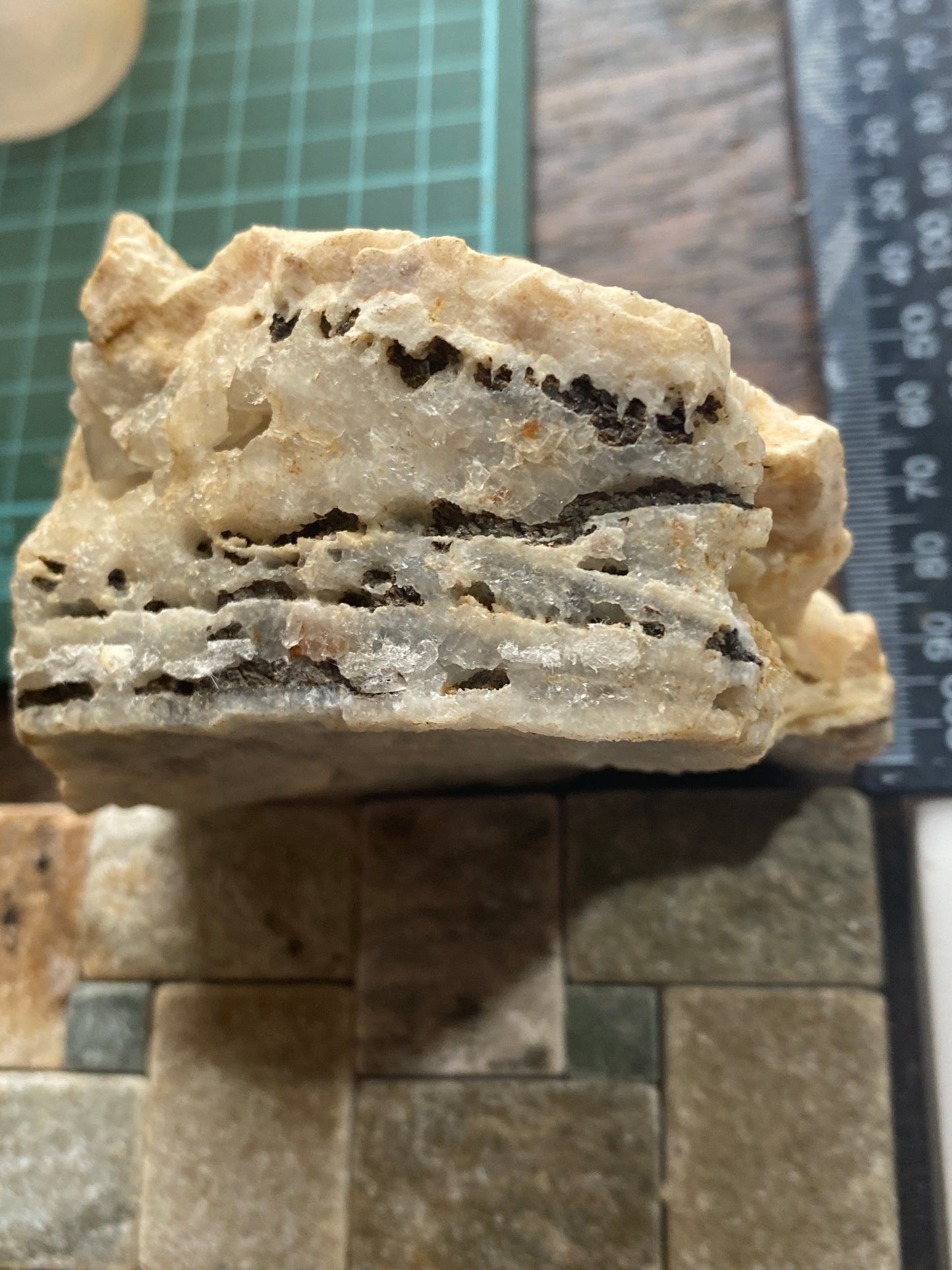 ORTHOCLASE FELDSPAR : WHEAL COATES, ST AGNES, CORNWALL, ENGLAND 458g MF5001