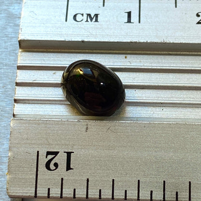 BLACK OPAL NATURAL GEMSTONE - VIRGIN VALLEY, NEVADA, U.S.A. 1.22Ct MFG1872