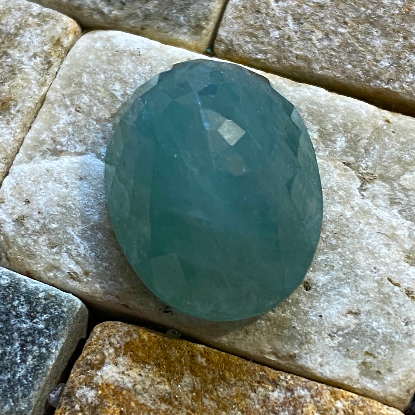 RARE GRANDIDIERITE GEMSTONE - BEHARA, MADAGASCAR LARGE 21.32Ct. MFG5050