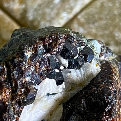 ANDRADITE GARNTE FROM SHAP BLUE QUARRY, CUMBRIA, ENGLAND 52g MF1774