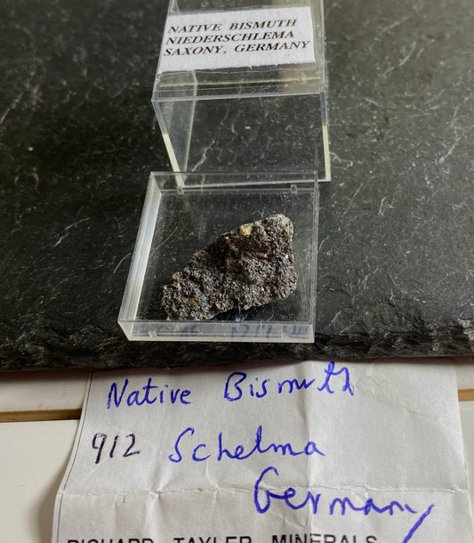 NATIVE BISMUTH FROM NIEDERSCLEMA, SAXONY, GERMANY 4g MF1776