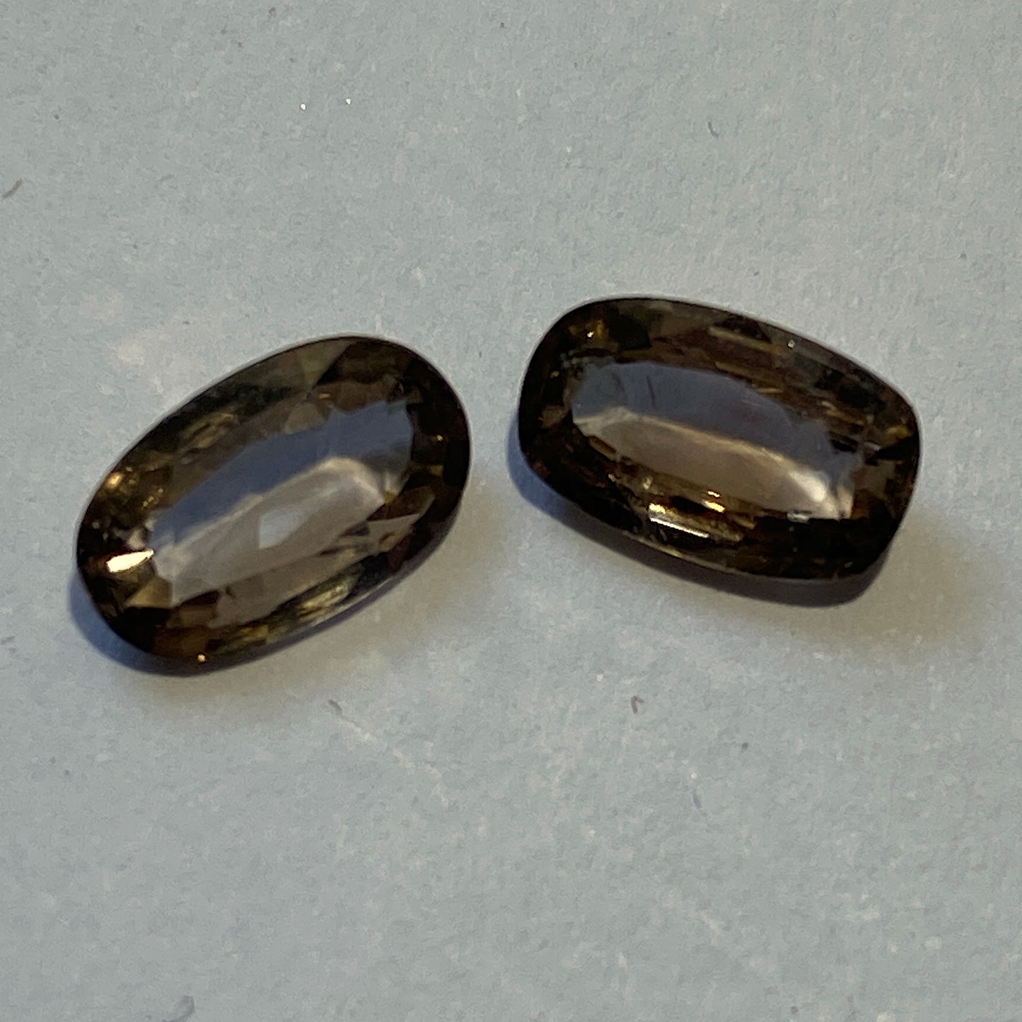 ZIRCON NATURAL MINED GEMSTONES x 2  - PALLIN PROVINCE, CAMBODIA  2.30Ct MFG5053