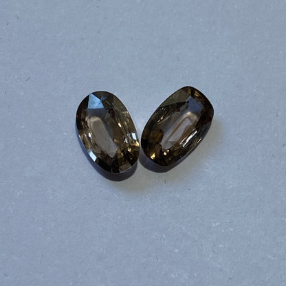 ZIRCON NATURAL MINED GEMSTONES x 2  - PALLIN PROVINCE, CAMBODIA  2.30Ct MFG5053