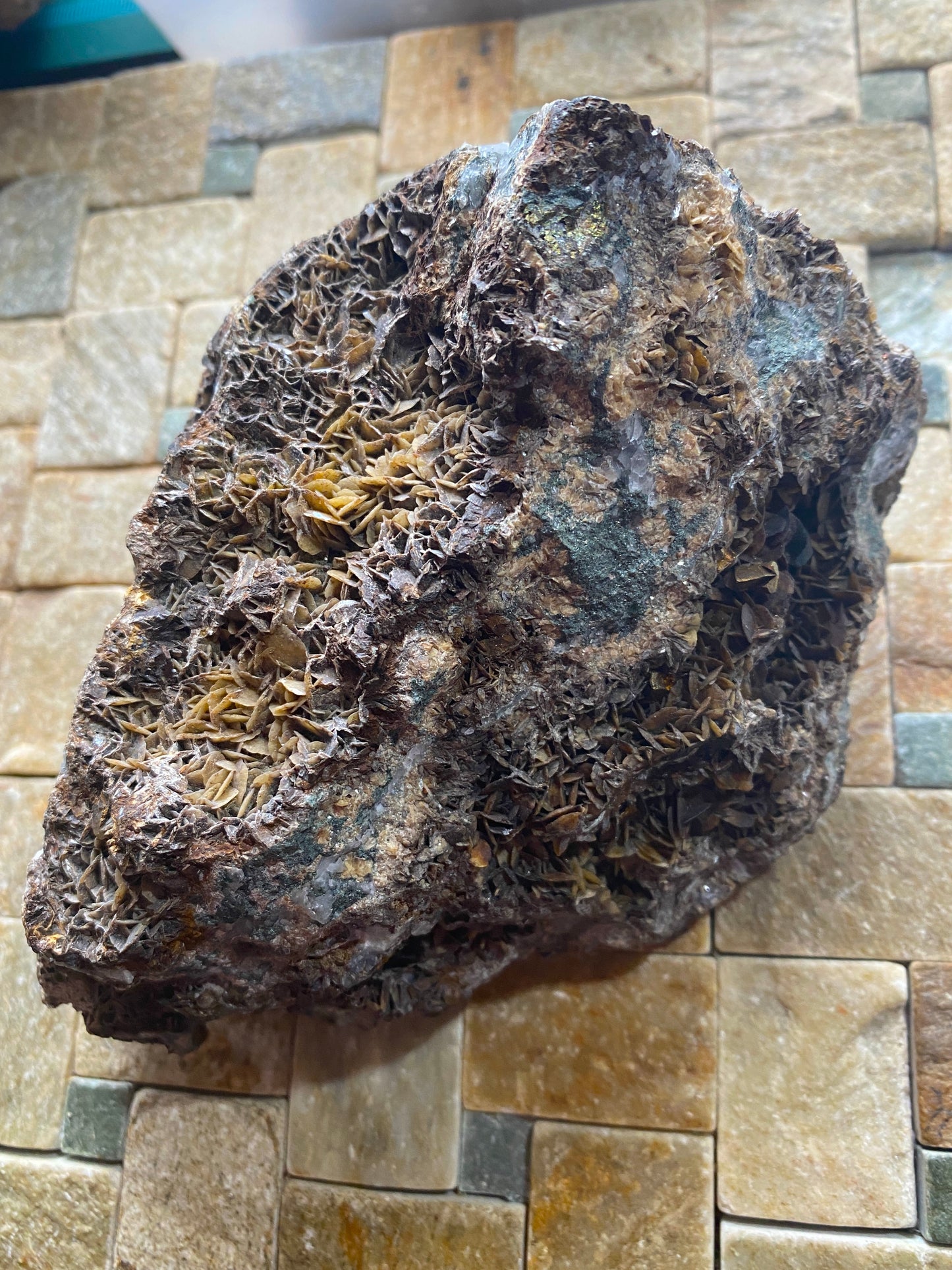 SIDERITE [ETC] : SOUTH CROFTYBMINE, POOL, CORNWALL, ENGALND 853g MF5005