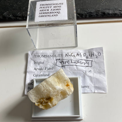 THOMSENOLITE FROM IVIGTUT MINE, ARSOK FJORD, GREENLAND