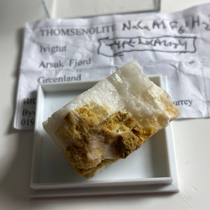 THOMSENOLITE FROM IVIGTUT MINE, ARSOK FJORD, GREENLAND