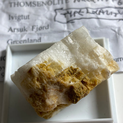 THOMSENOLITE FROM IVIGTUT MINE, ARSOK FJORD, GREENLAND