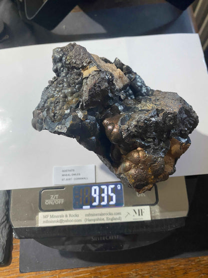 GOETHITE : BEAUTIFUL LAGE SPECIMEN - WHEAL OWLES, ST JUST CORNWALL. 935g MF5008