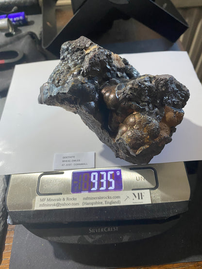 GOETHITE : BEAUTIFUL LAGE SPECIMEN - WHEAL OWLES, ST JUST CORNWALL. 935g MF5008