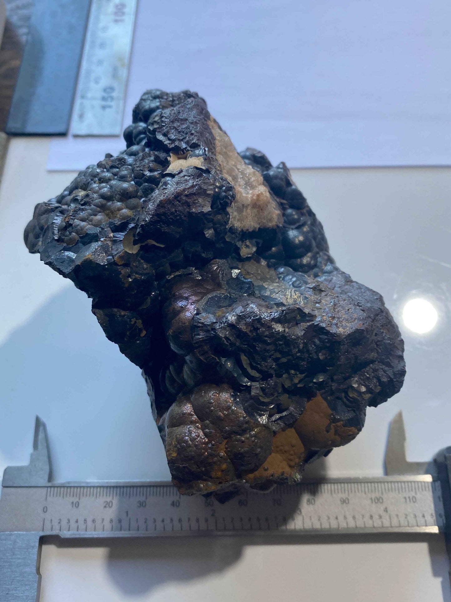GOETHITE : BEAUTIFUL LAGE SPECIMEN - WHEAL OWLES, ST JUST CORNWALL. 935g MF5008
