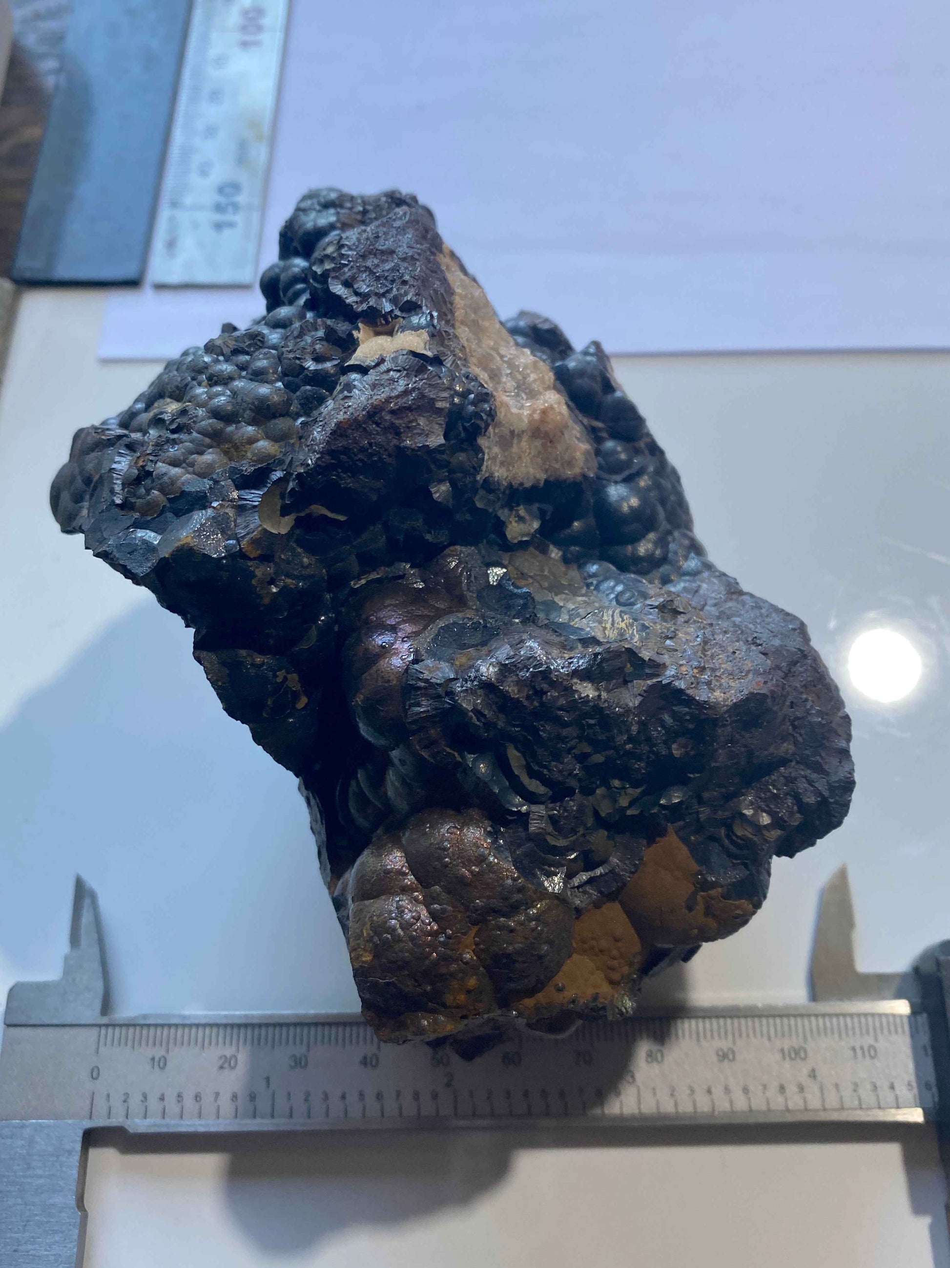 GOETHITE : BEAUTIFUL LAGE SPECIMEN - WHEAL OWLES, ST JUST CORNWALL. 935g MF5008