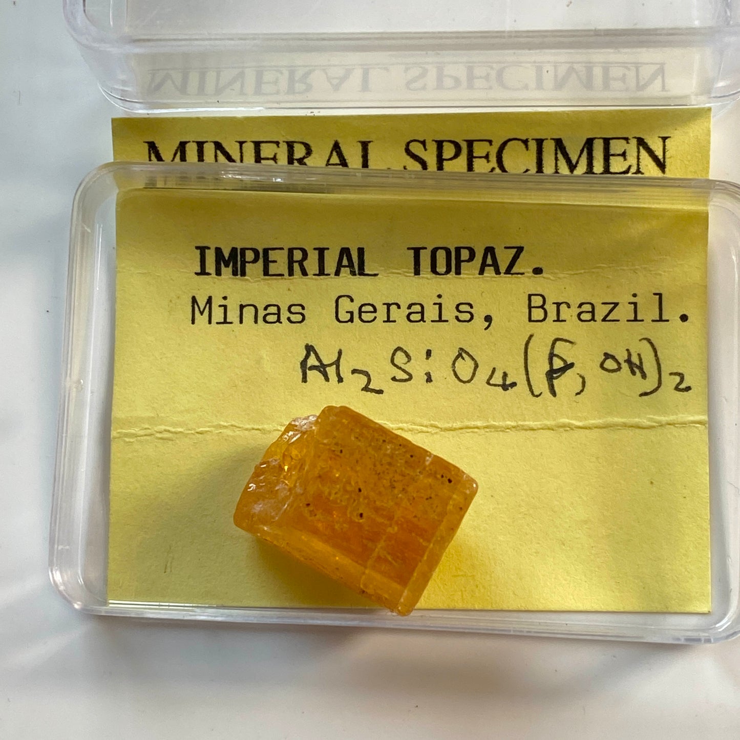 TOPAZ FROM OURO PRETO, MINAS GERAIS, BRAZIL. 6g MF1779