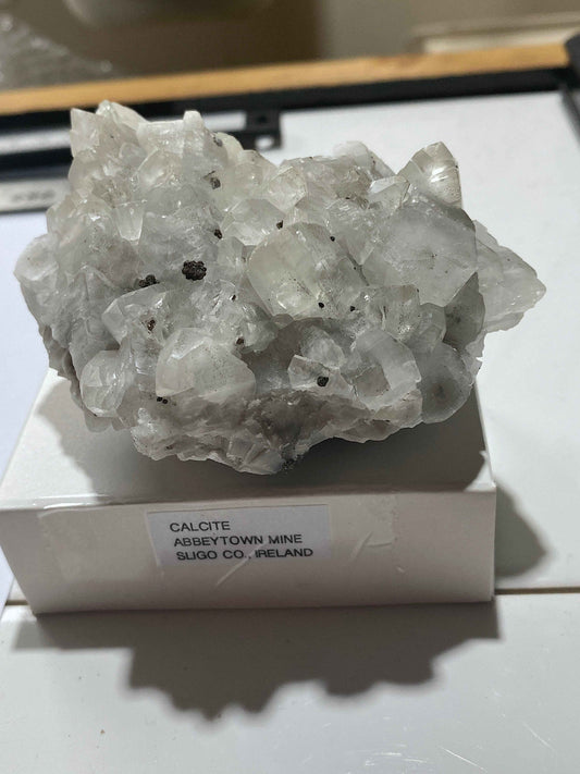 CALCITE : ABBEYTOWN MINE, BALLYSADARE, SLIGO COUNTY, IRELAND  220g MF4988