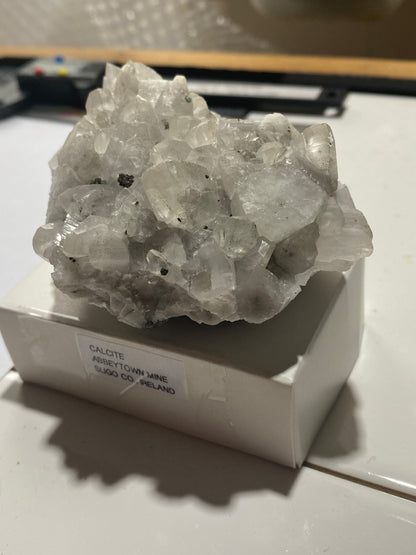 CALCITE : ABBEYTOWN MINE, BALLYSADARE, SLIGO COUNTY, IRELAND  220g MF4988