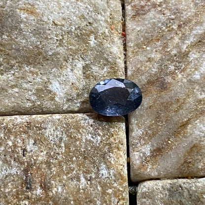 BLUE SPINEL RARE  NATURAL GEMSTONE - TULEAR, MADAGASCAR 0.88Ct MFG1589