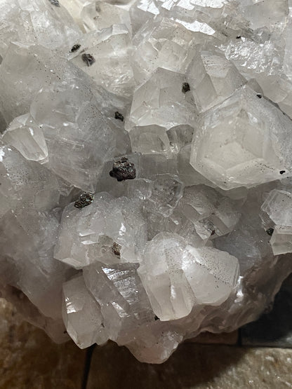 CALCITE : ABBEYTOWN MINE, BALLYSADARE, SLIGO COUNTY, IRELAND  220g MF4988