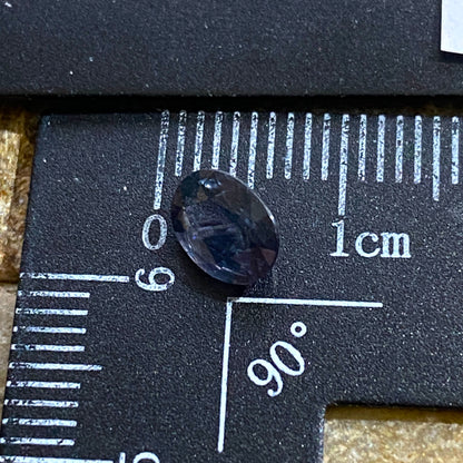 BLUE SPINEL RARE  NATURAL GEMSTONE - TULEAR, MADAGASCAR 0.88Ct MFG1589