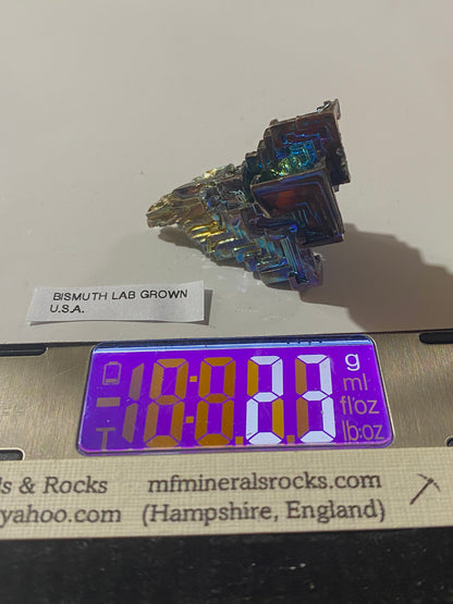 BISMUTH : LABORATORY GROWN IN THE U.S.A.  23g MF4989