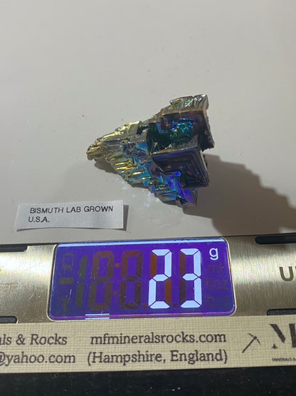 BISMUTH : LABORATORY GROWN IN THE U.S.A.  23g MF4989