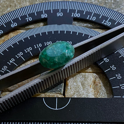 EMERALD BERYL NATURAL GEMSTONE - NOVA ERA, MINAS GERAIS, BRAZIL 6.45Ct MFG1946