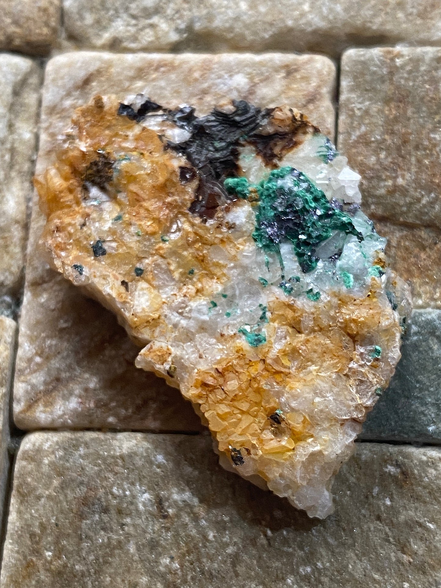 AZURITE/MALACHITE/CUPRITE 2 SPECIMENS FROM CUMBRIA & IRELAND  MF4990