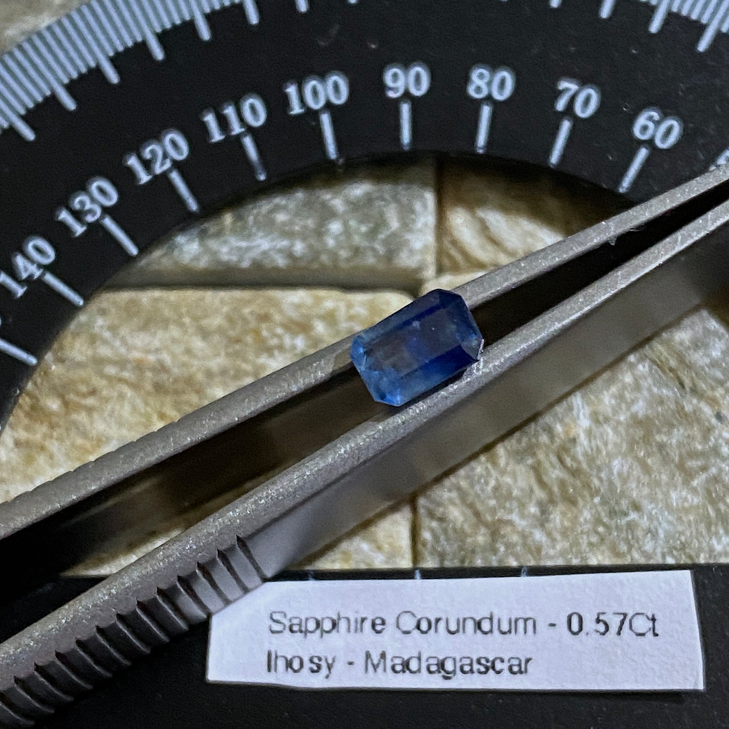SAPPHIRE CORUNDUM NATURAL GEMSTONE - IHOSY, MADAGASCAR 0.57Ct MFG1609